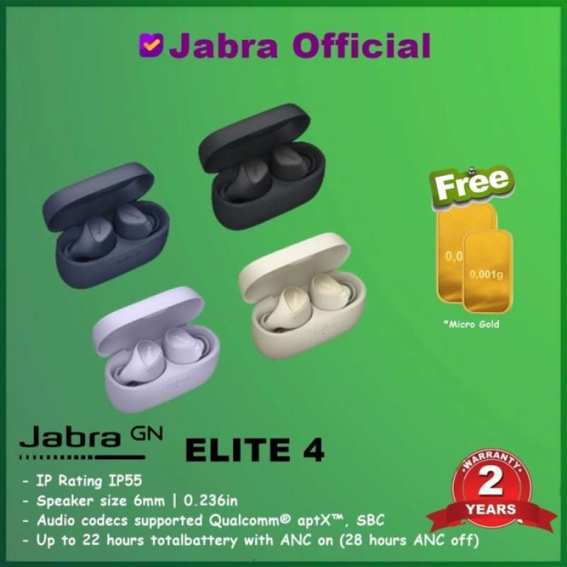 Promo Terbaik Jabra Elite 4 Elite4 Tws True Wireless Anc Essential