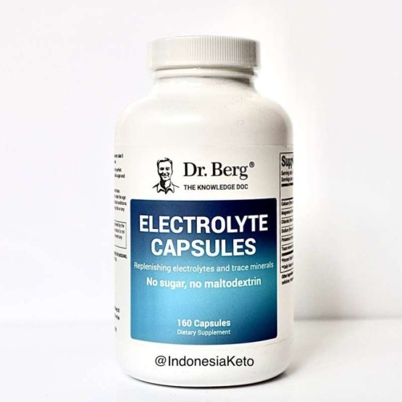 Promo Dr Berg Electrolyte Capsules Potassium Citrate Elektrolit Diskon