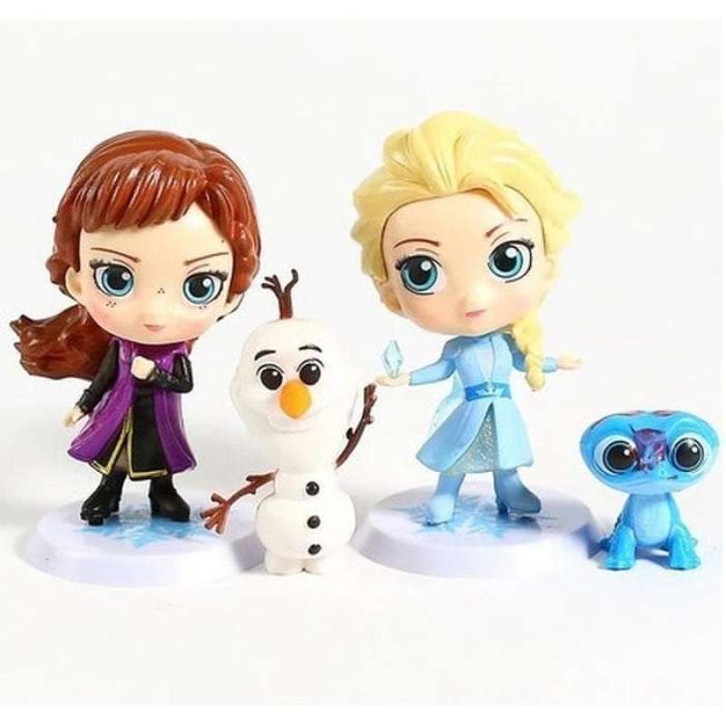 Promo Action Figur Disney Frozen 2 Princess Elsa Anna Olaf Salamanders ...