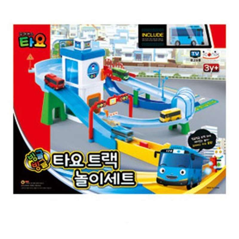 Tayo Little Bus Toys Set Big Vehicles Garage Set & 6 In 1 Pull Back Car | Malaysia - Foto 6