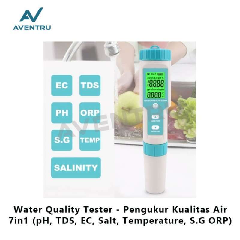 Dissolved Hydrogen Water Tester 6-in-1 Hydrogen Water Tester - PH H2 ORP TDS EC Temperature Meter For Drinking Water Ph And Ec Meter