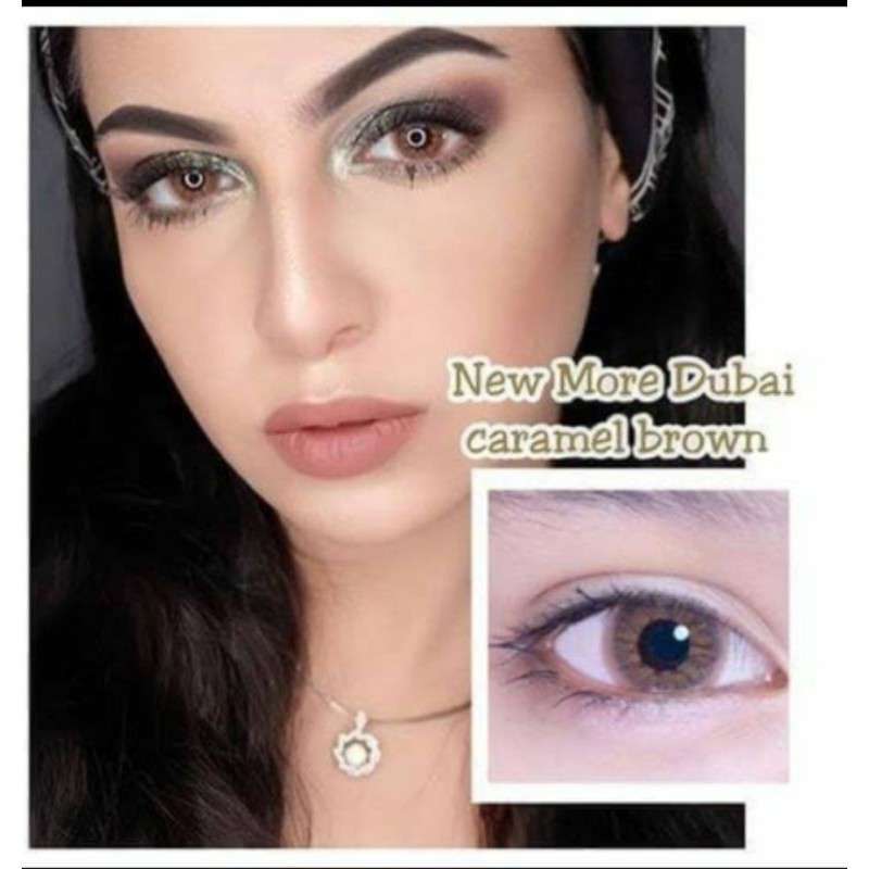 Jual Softlens New More Dubai Normal / Mines Minus Varian Warna Coloured