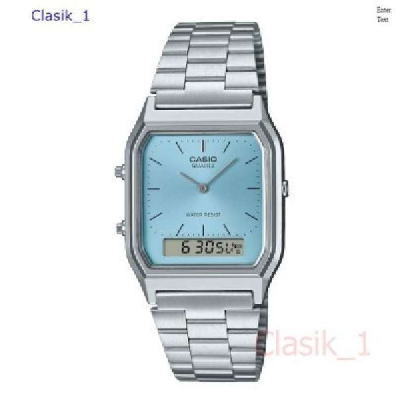 Original 100%!! Jam Tangan Unisex CASIO AQ-230A-2A1MQYDF Garansi Resmi