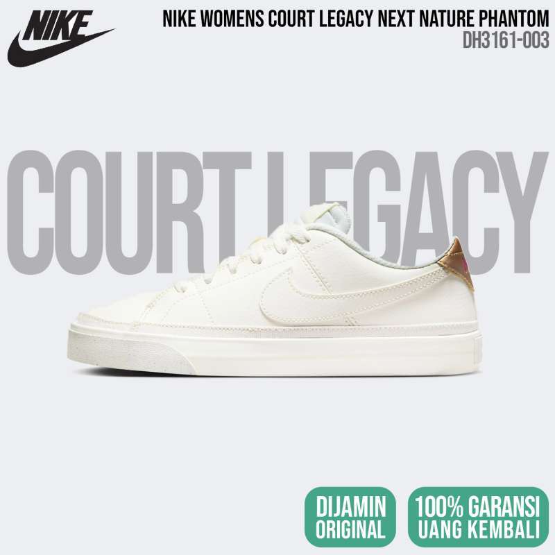 Nike Court Legacy Next Nature [DH3161-003] Phantom Womens Original BNIB  Sepatu Wanita