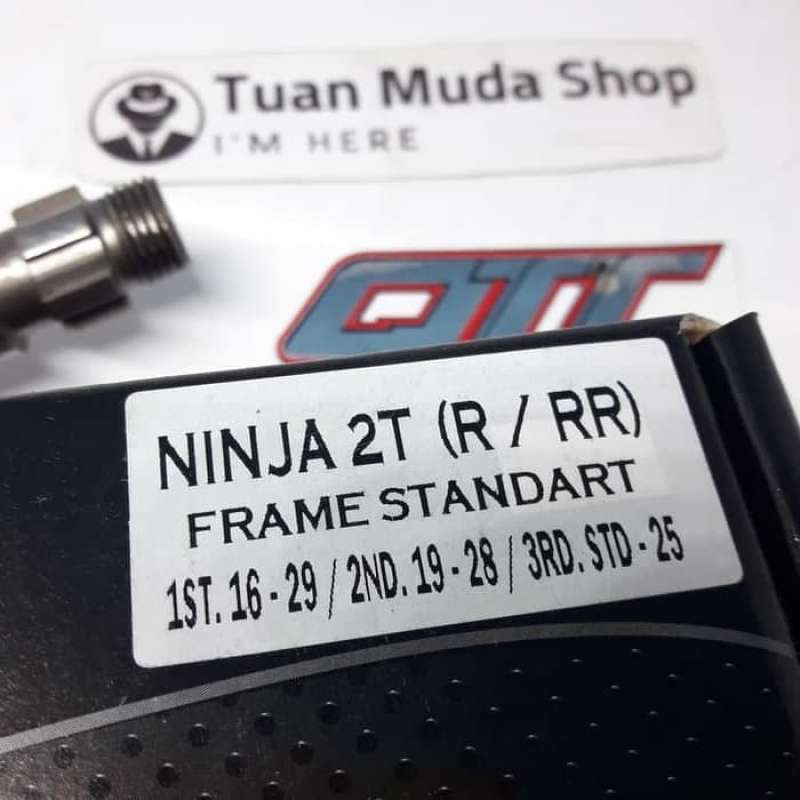 Promo Gigi Rasio Qtt Ninja R Rr Spek Balap Frame Standar Diskon 23% Di