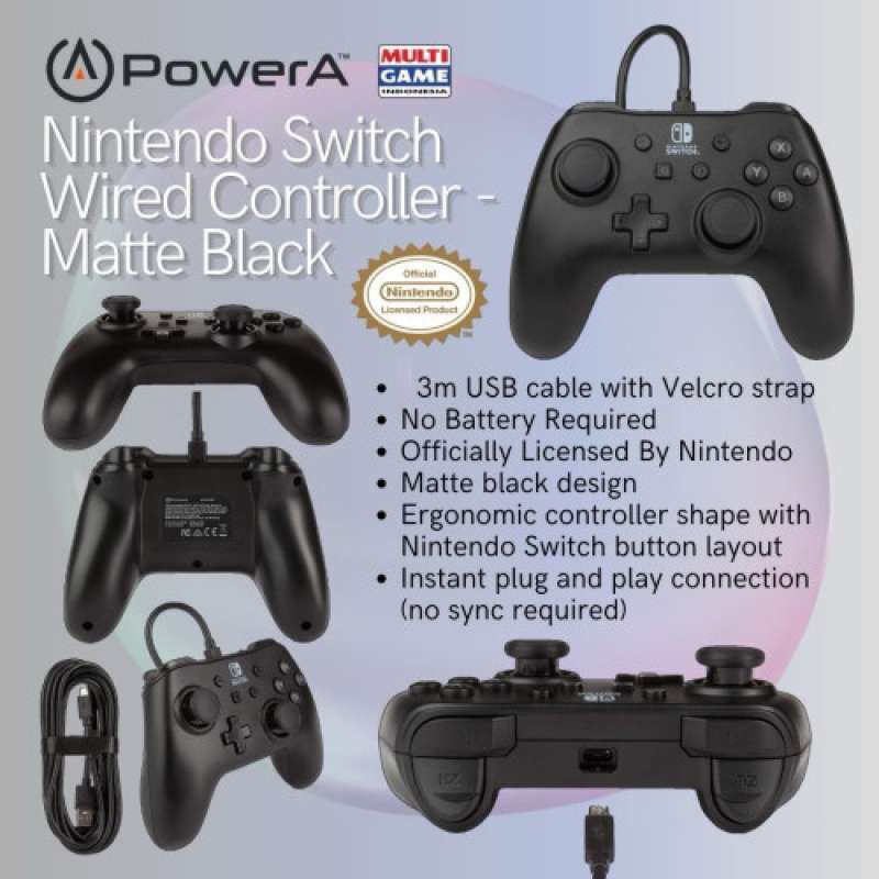 Promo Switch Wired Controller Black (powera) 17885-02025 Diskon 32