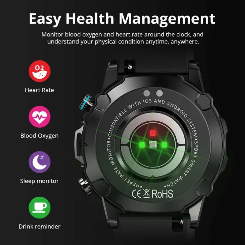Heart Rate Smartwatch Colmi Sport COLMI M42 Military Grade