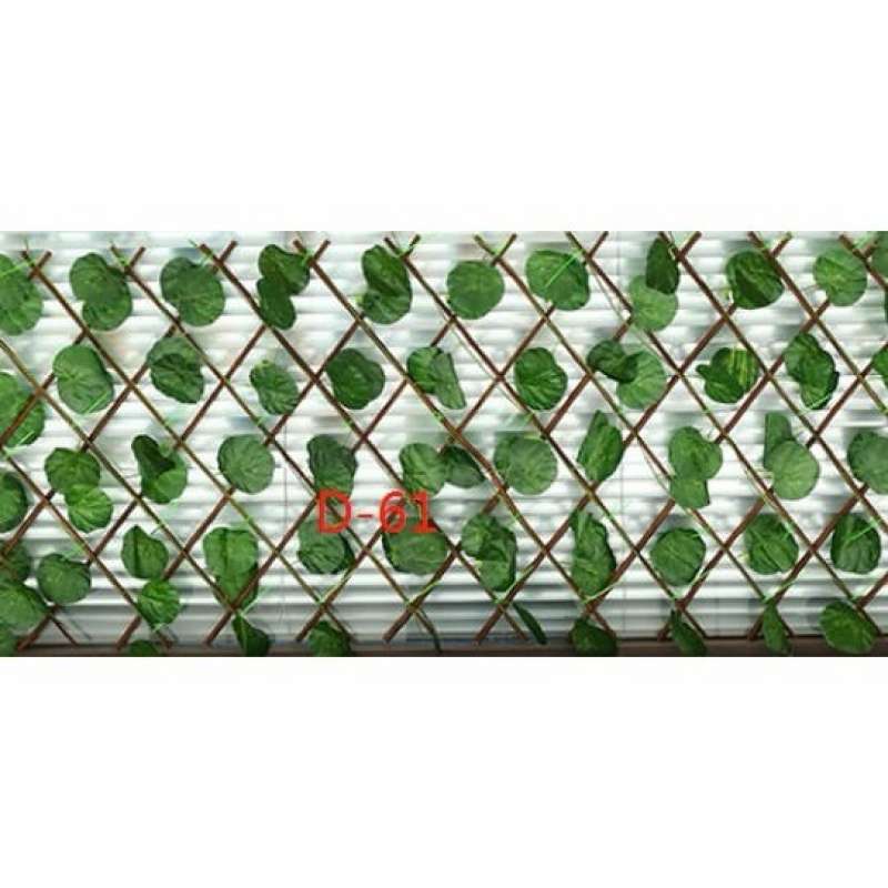 Promo Pagar Ranting Kayu+daun Rambat Tinggi 120cm.lebar Dibentangkan 2