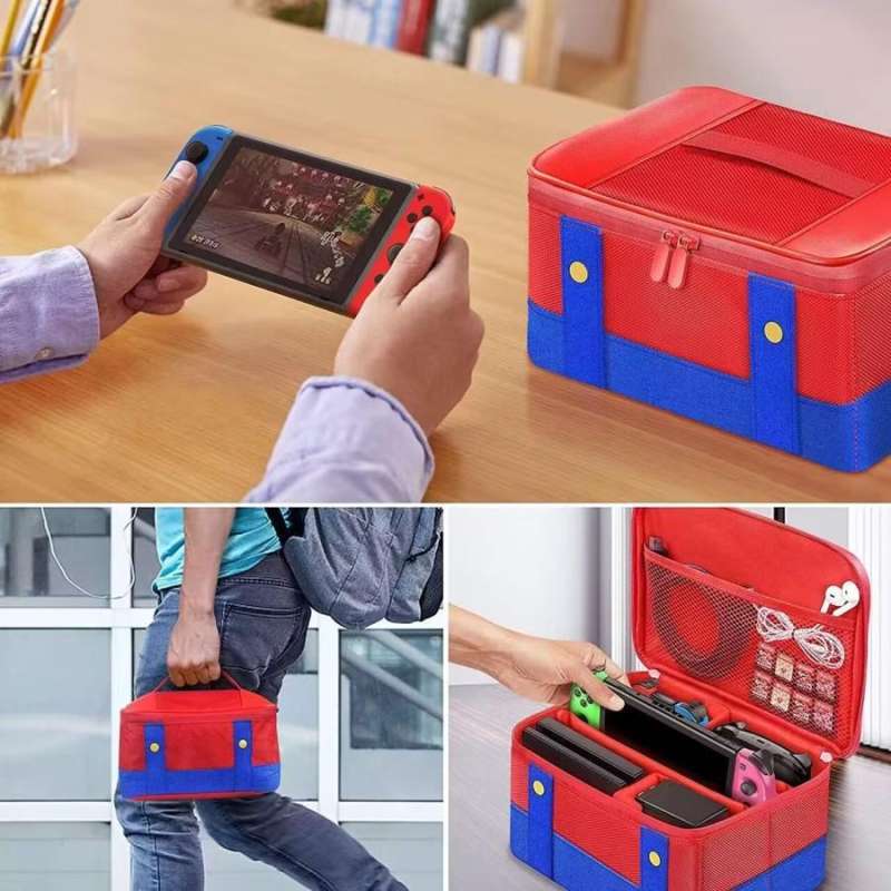 Jual Tas Nintendo Switch Oled V1 V2 Travel Storage Pouch Bag Mario ...