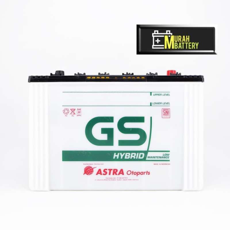 Promo Aki Mobil Elf N70z Gs Hybrid Astra (aki Basah) 12v / 75 Ah Baru