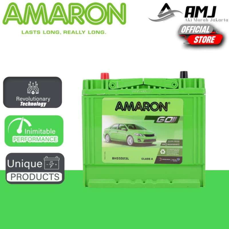 Promo Aki Mobil Outlander 55d23l Amaron Go Aki Kering 12v / 60ah