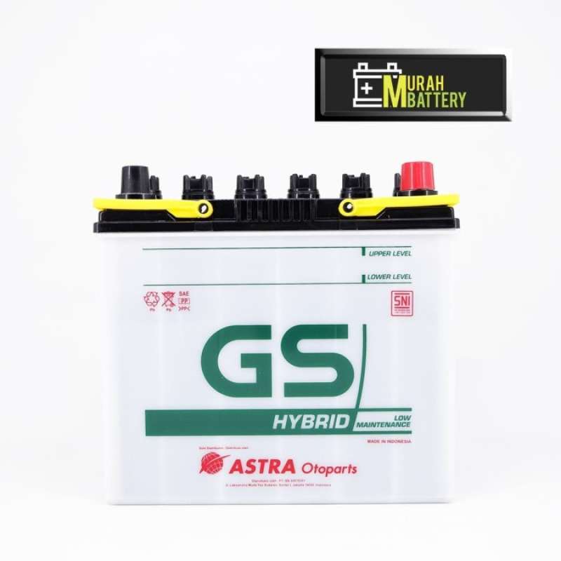 Promo Aki Mobil New Gs Hybrid Astra Ns60ls Aki Basah 12v / 45ah Terbaik