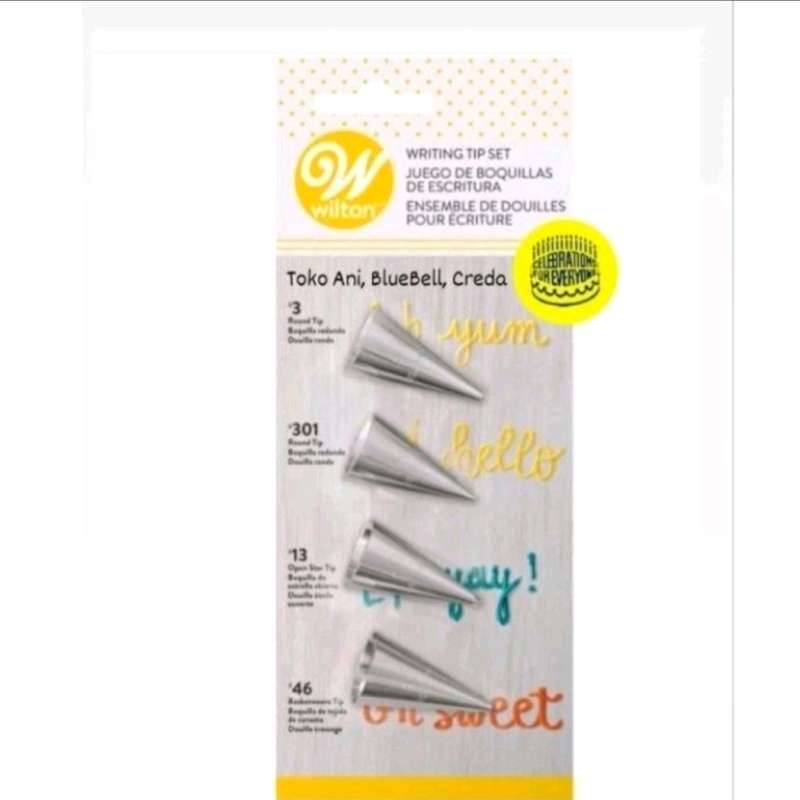 Wilton Writing Piping Tip Set of 3, 361, 13, 46 0418-6610