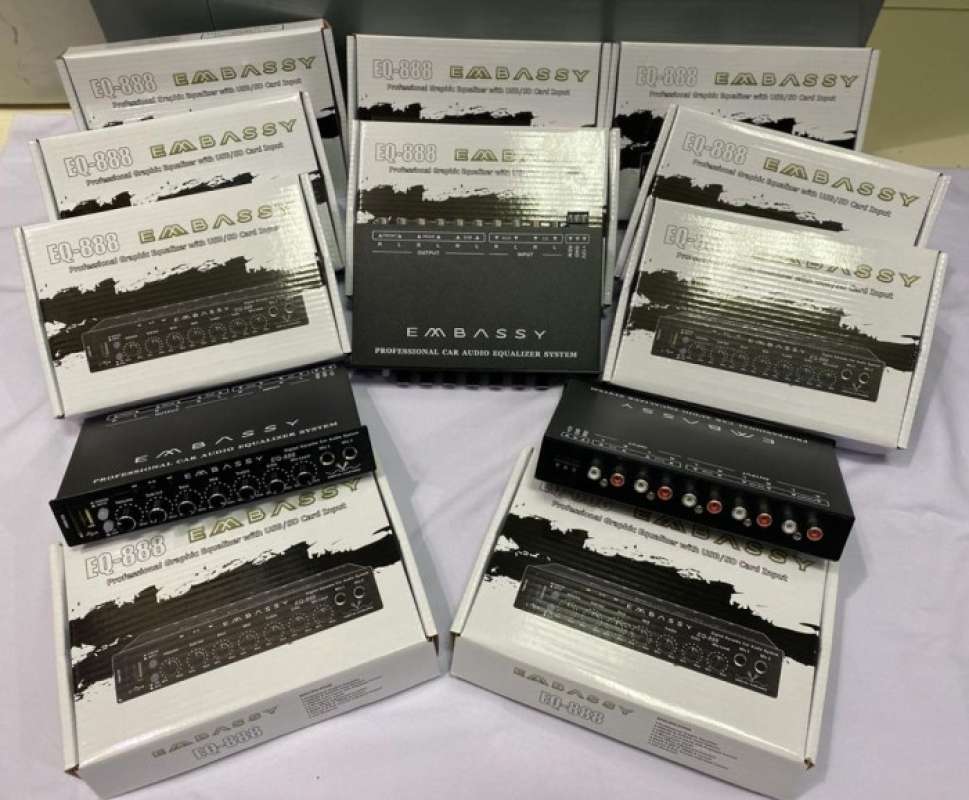 Promo Parametric Equalizer Preamp Karaoke Embassy Eq-888 Bluetooth ...