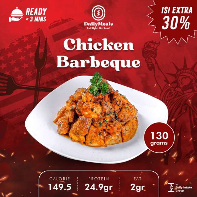 Promo Meal Prep Chicken Bbq Frozen Chicken Bbq Ayam Rasa Bbq