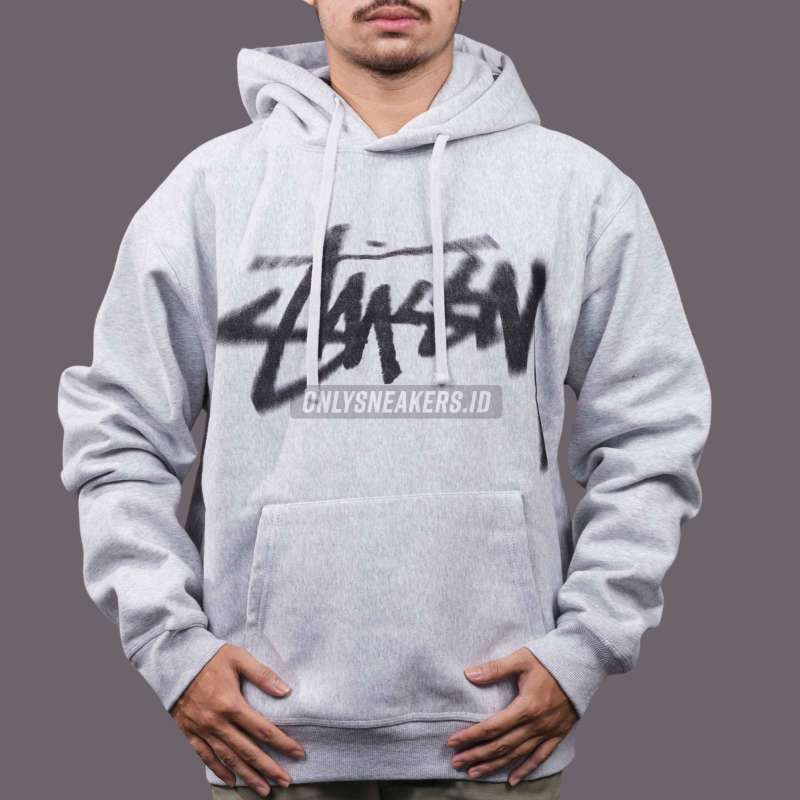 人気☆STUSSY☆DIZZY STOCK HOODIE ASH HEATHER STORY. | Keeping it cozy and stylish with the Stussy Dizzy