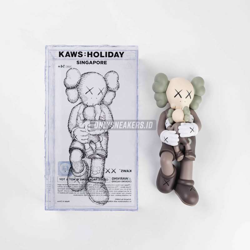 Jual Kaws Holiday Singapore Vinyl Figure Brown Di Seller