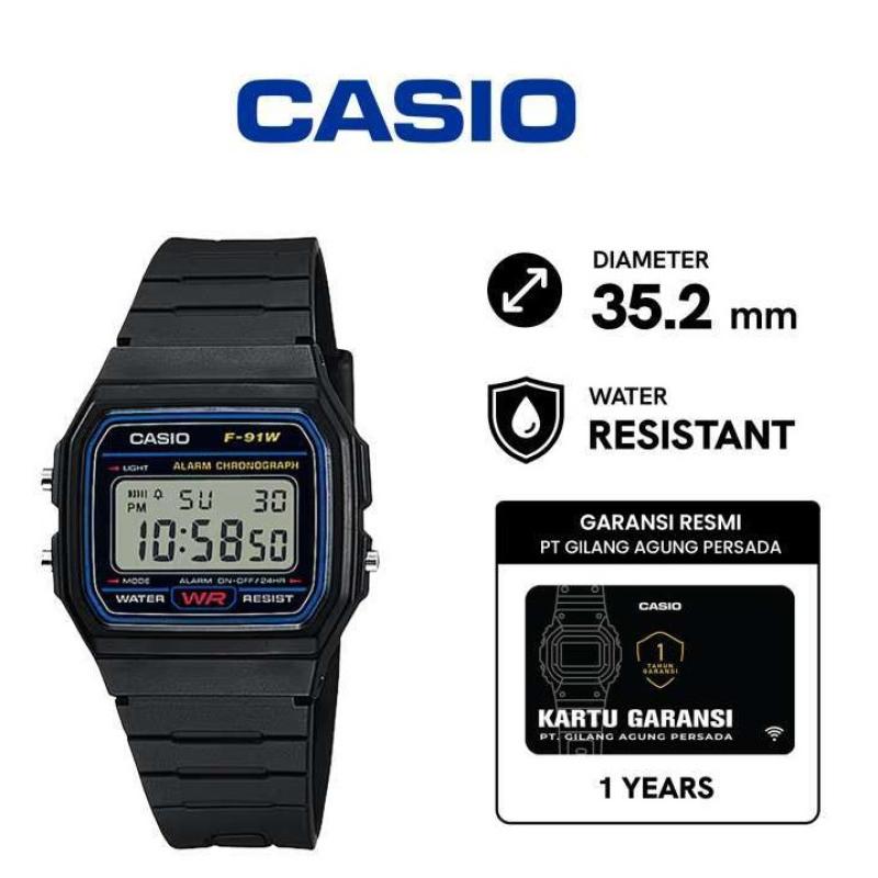 F 91w Buy Casio Watches CASIO F-91W-1DG Vintage Unisex Watch – GC Shop Egypt