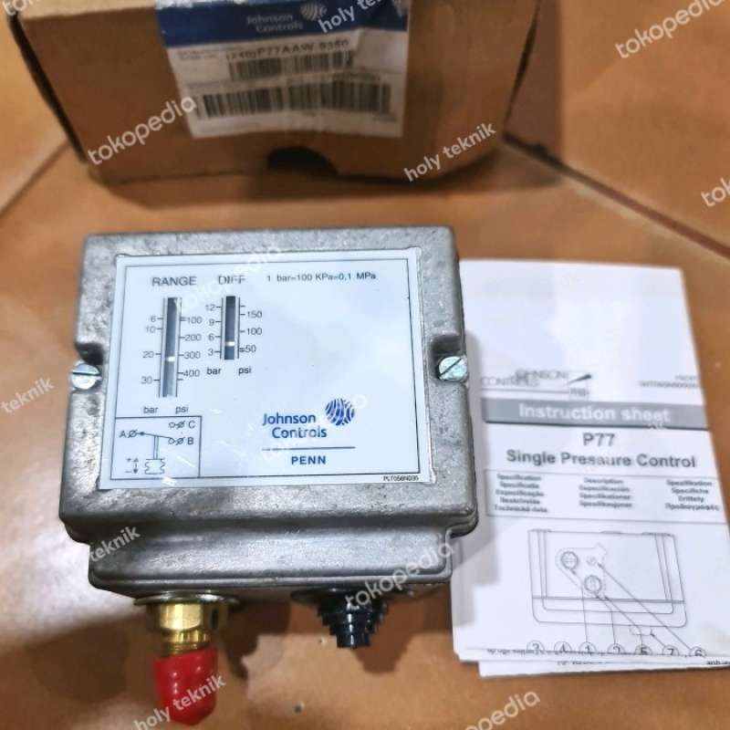 Johnson Controls Penn P77AAA-9350 Yüksek Basınç Presostatı - Sorunuz + KDV Johnson Controls Penn P77AAA-9350 Yüksek Basınç Presostatı - Sorunuz + KDV