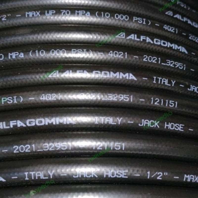 Promo Selang Hydraulic High Pressure Uk.1/2 10.000 Psi/ 700 Bar Ã—5 Mtr