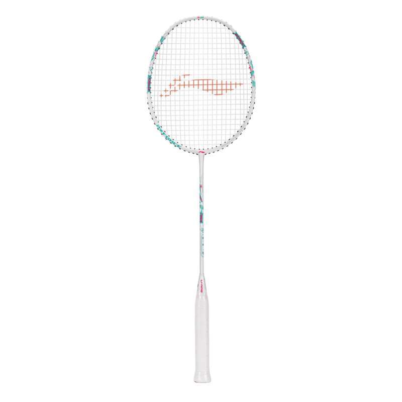 Promo Li-ning Badminton Racket Axforce Bigbang White Aypt291 Bundle ...