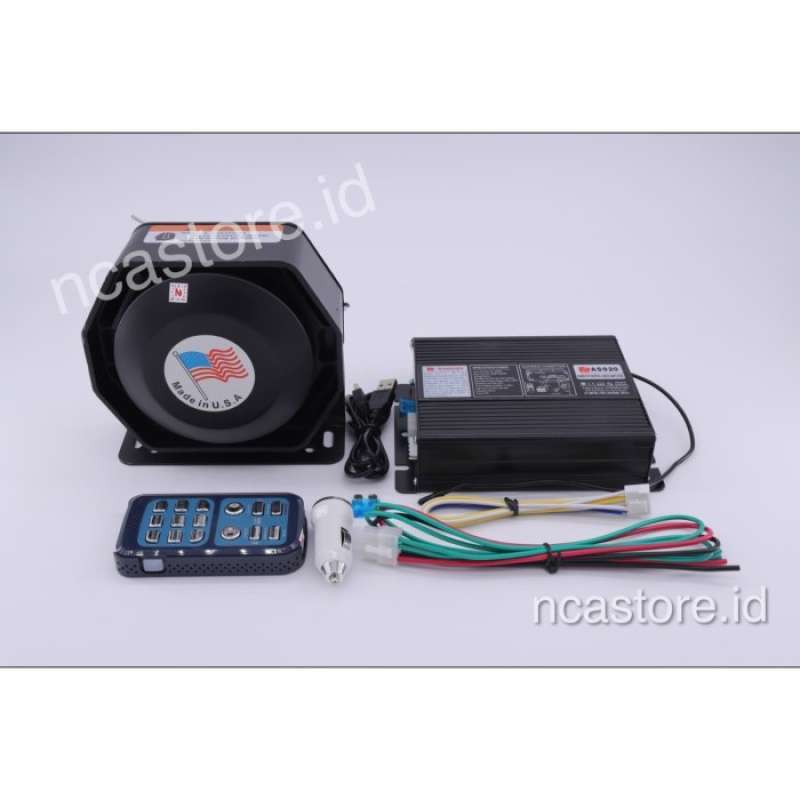Promo Paket Toa Federal Signal Slim Dan Ampli Wireless Tipe As920 Mobil ...
