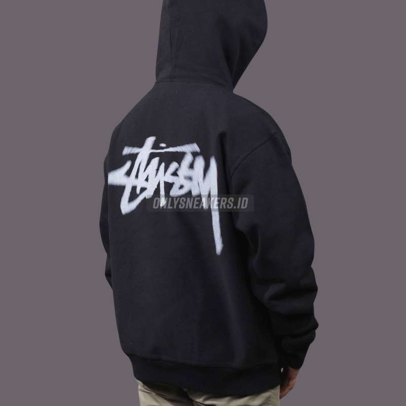 Jual Stussy Dizzy Stock Black Hoodie Di Seller Onlysneakers
