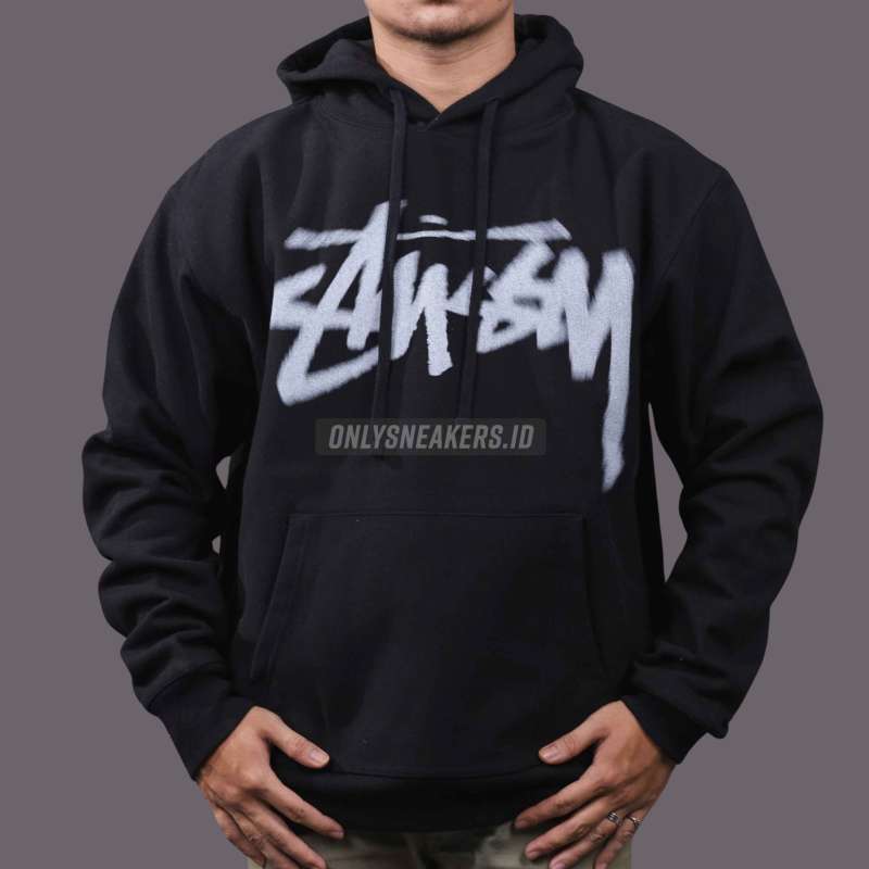 Jual Stussy Dizzy Stock Black Hoodie Di Seller Onlysneakers