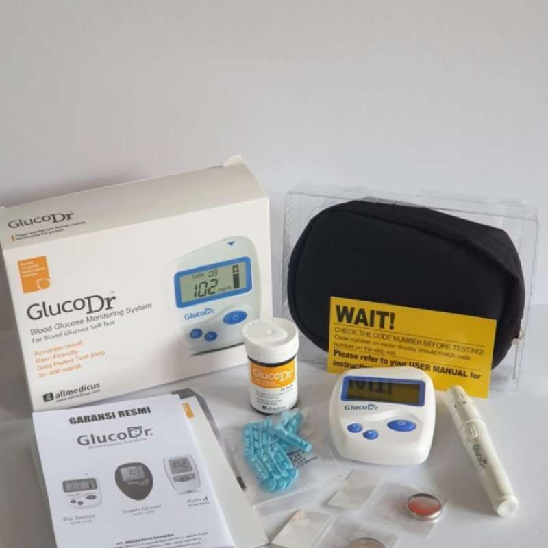 Promo Alat Gluco Dr/ Gluco Dr Meter/alat Cek Gula Darah Gluco Dr Bio ...