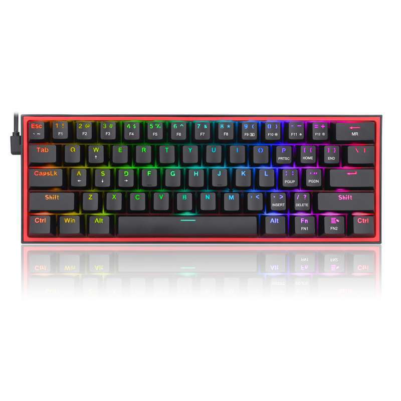 Red Ragon C314 Promo Redragon Mechanical Gaming Keyboard 60% Black Fizz - K617rgb ...