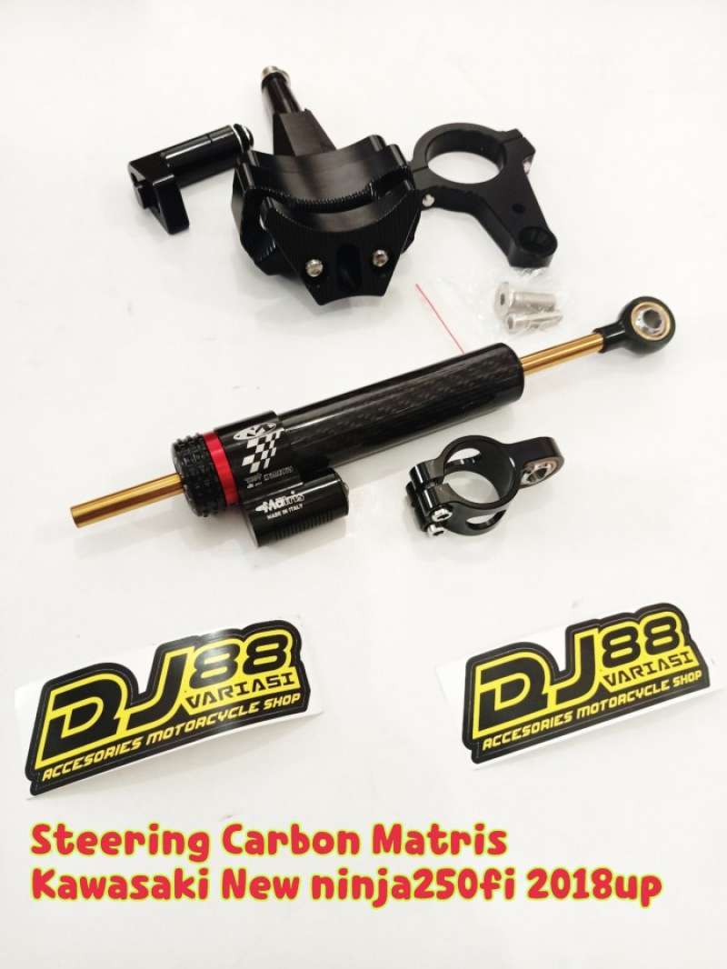 Promo Steering Damper Ninja 250 Fi 2018 Up Matris Carbon Ninja 400 New
