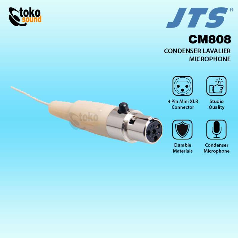 Jual Jts Cm808 Cm 808 Ear Hook Condenser Microphone Original Di