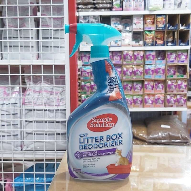 Promo Simple Solution Litter Box Deodorizer 32ozwith New 3in1