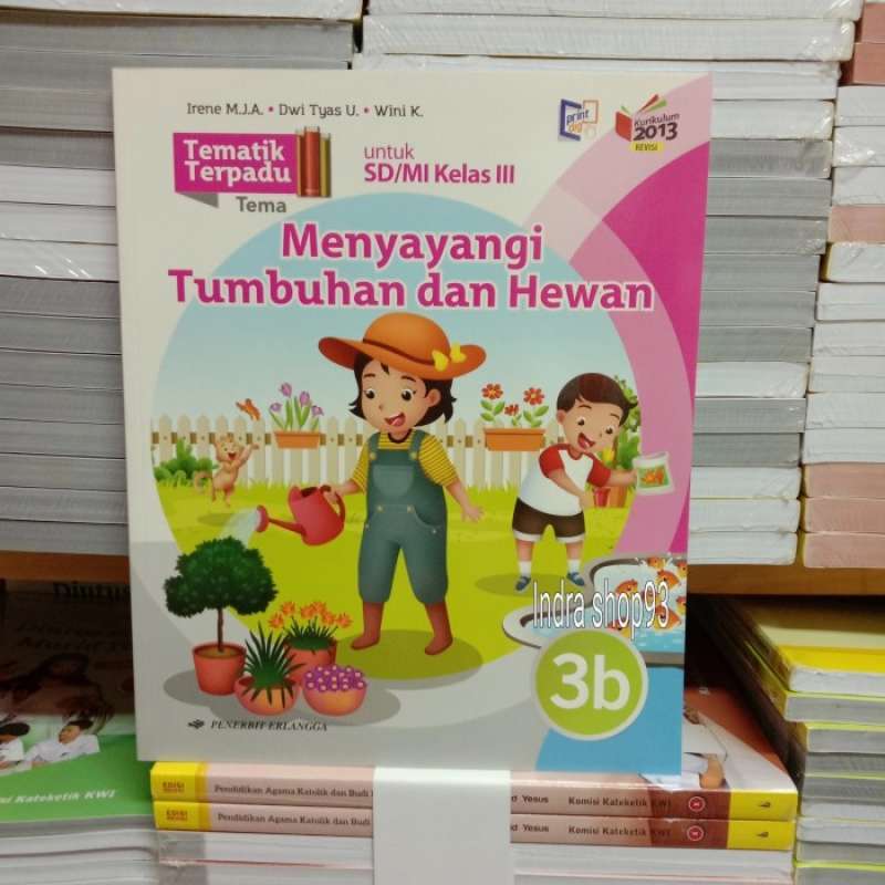 Promo Tematik 3b Kelas 3 Sd Erlangga K13n Revisi Diskon 27% Di Seller ...