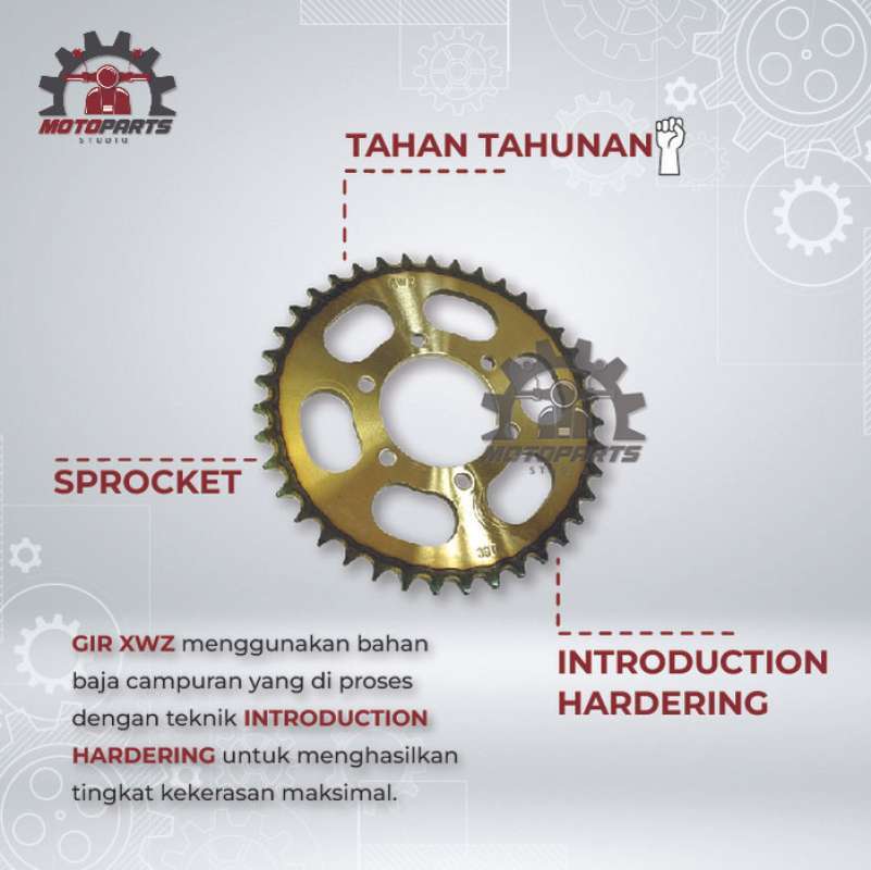 Promo Gear Gir Set Gir Paket Megapro Monoshock Cb Verza Gtr Diskon 21