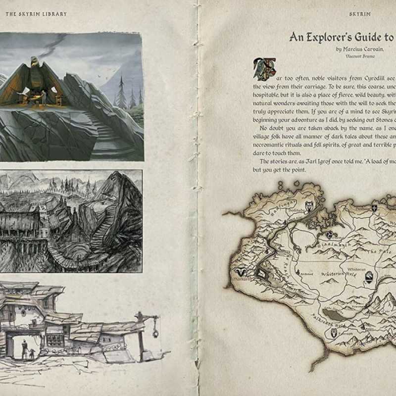 Promo The Skyrim Library - Volumes I, Ii & Iii [artbook] - Regular ...
