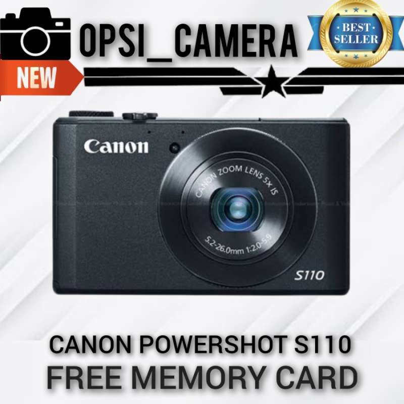 Jual Canon Powershot S110 / Pocket Digital Kamera Canon Powershot S110