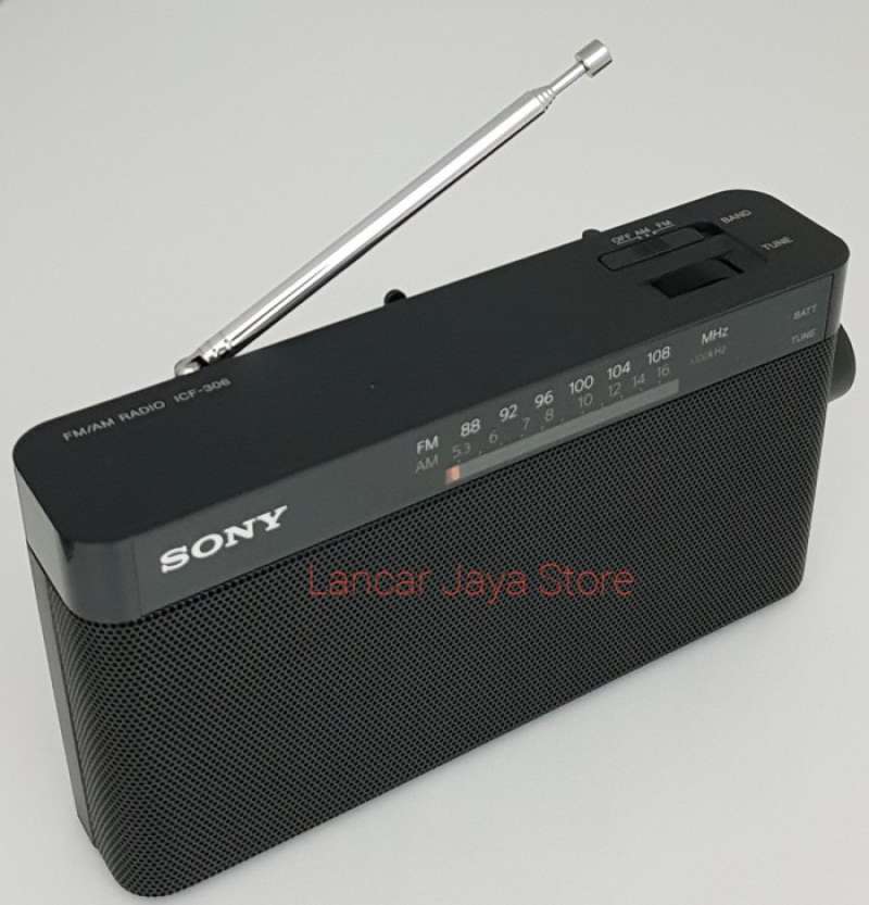 Jual Radio Portable Fm/am Sony Icf-306 Radio Sony Icf-306 Hitam - Icf ...