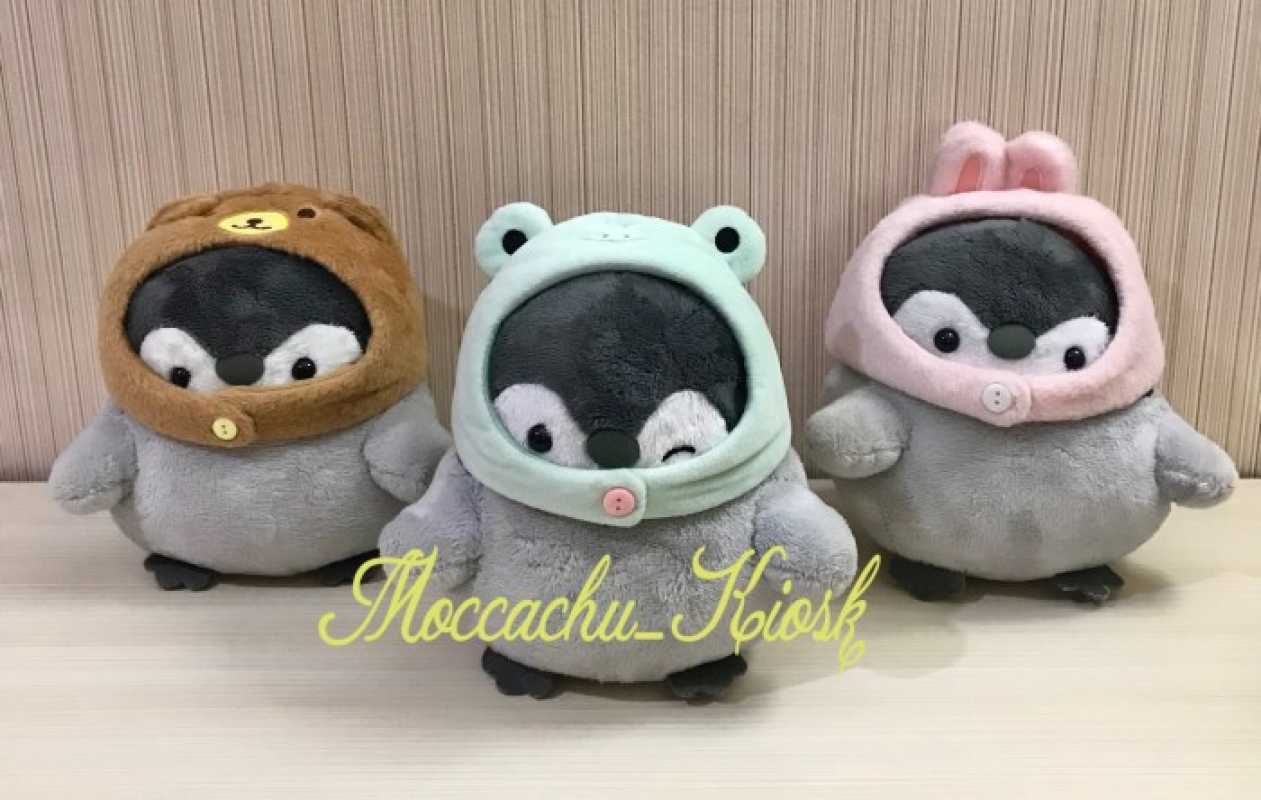 Promo Boneka Penguin Koupe Chan Kostum Kelinci Beruang Kodok  