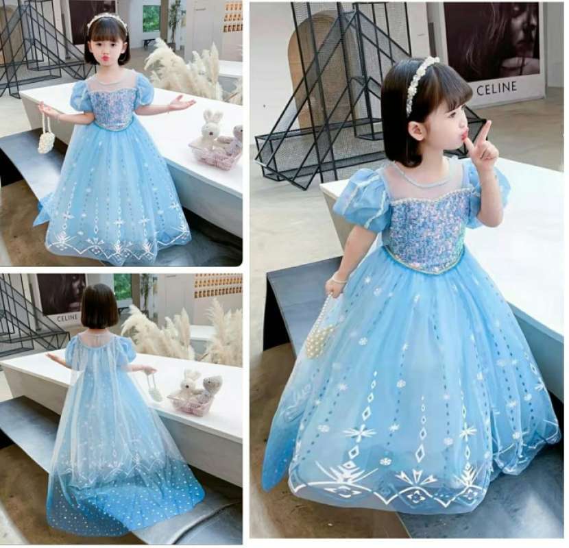 Dress frozen anak outlet