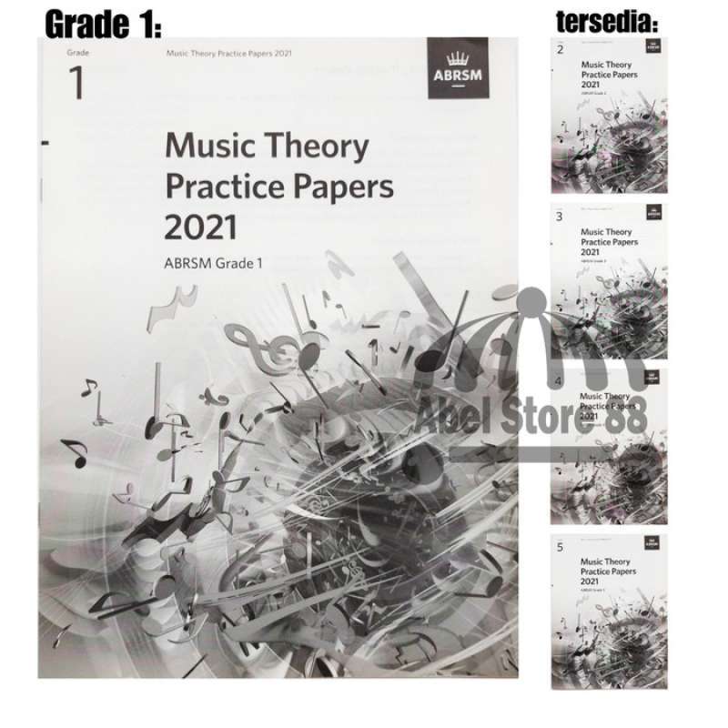 Jual Music Theory Practice Papers 2021 Grade 1/2/3/4/5 Abrsm Ujian ...