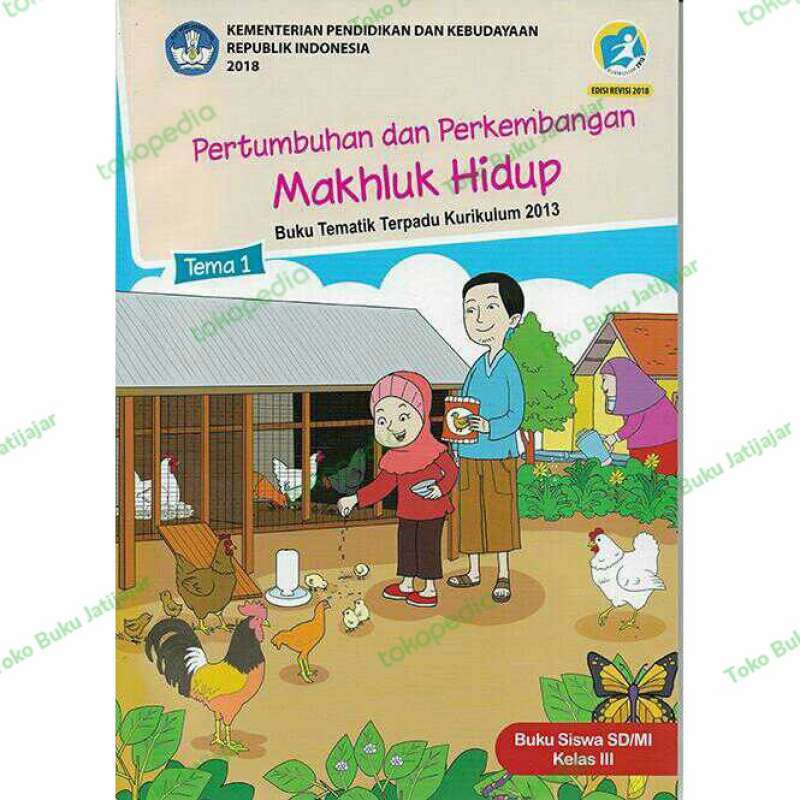 Jual Paket Buku Tematik Sd Mi Kelas 3 Semester 1 Tema 1 2 3 4 Di Seller ...