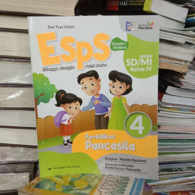 Jual Buku Esps Pendidikan Pancasila Untuk Kelas 4 Sd Kurikulum Merdeka ...