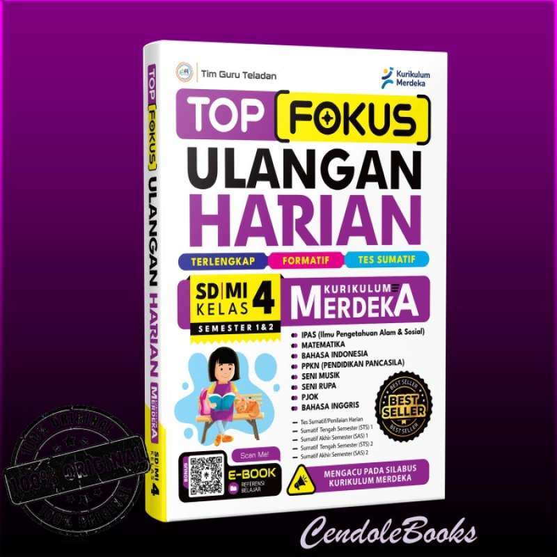 Jual Buku Sd Top Fokus Ulangan Harian Kurikulum Merdeka Sd/mi Kelas 4 ...