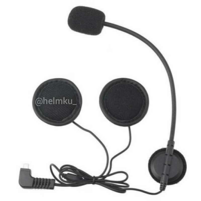 YONGYAO Cuffia Con Microfono Hard Tube Per Interfoni Moto BT-S2 E BT-S3 Versione USB-C - Ricambio Originale - 5