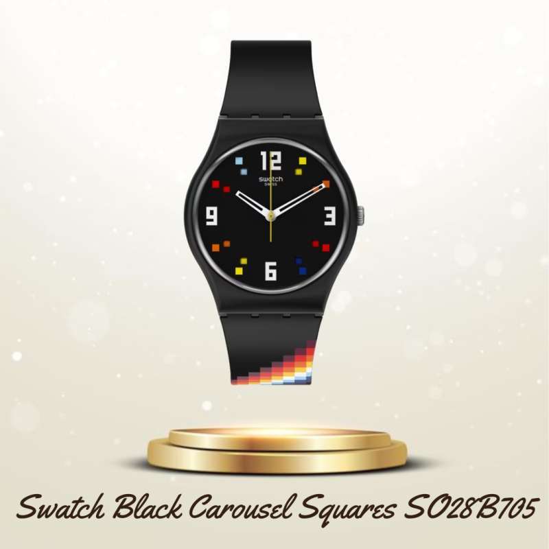 Swatch Watches Swatch Rounds And Squares Orologio Swatch Merry Go