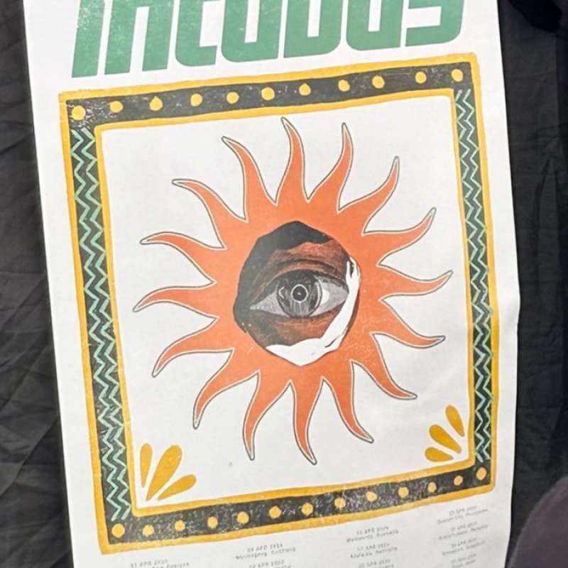 Jual Incubus Asia Tour 2024 Poster Official Merchandise Di Seller Rukia