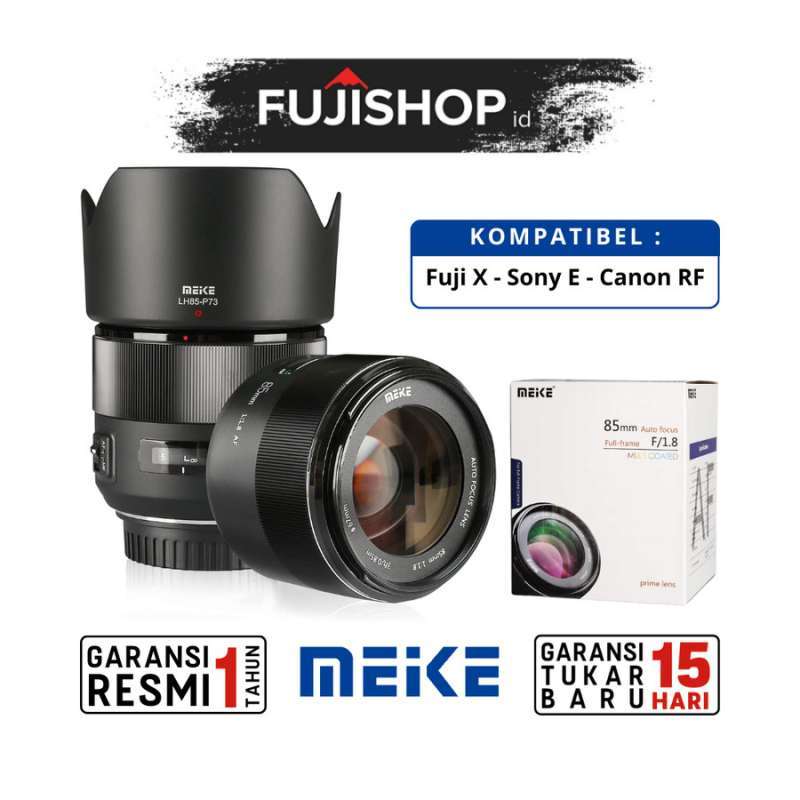 Meike AF 85mm Full Frame APS-C Auto Focus Lensa Meike 85mm STM  Garansi Resmi