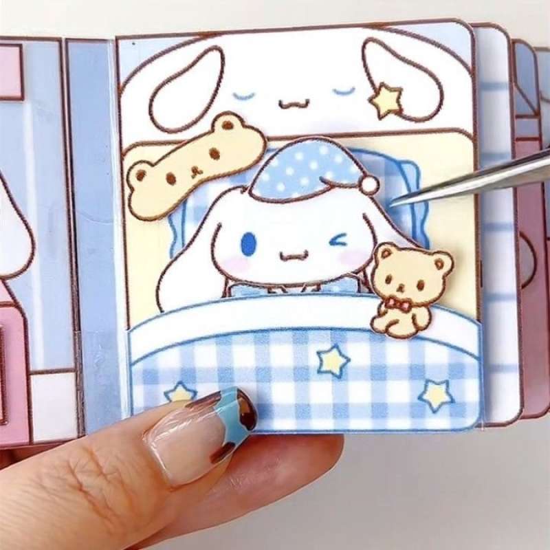 Jual Sanrio Quiet Book Cinnamoroll Kuromi Buku Diy Handmade Toys Paper ...