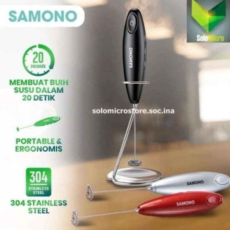 Jual Milk Frother Pengocok Telur Pembuih Susu Kopi Samono Sw 11